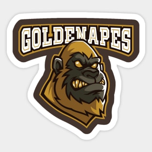 Golden Apes Sticker